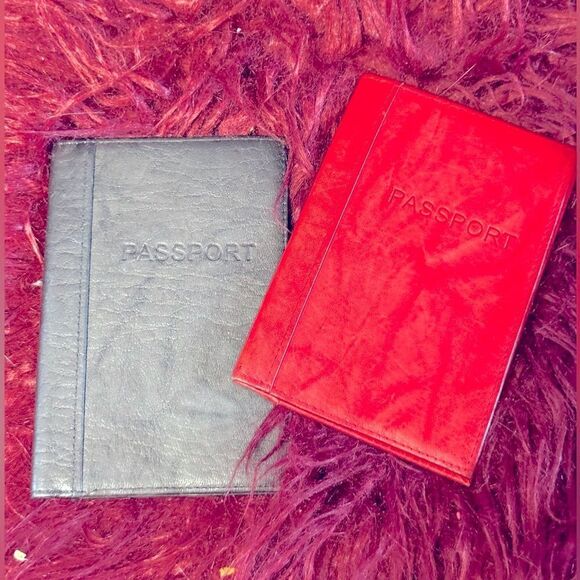Red and Black Passport Holders - Picture 1 of 4